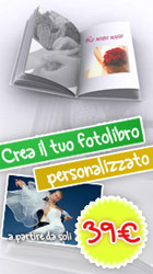 Fotolibro matrimoniale o per qualsiasi altro evento con grafica personalizzata